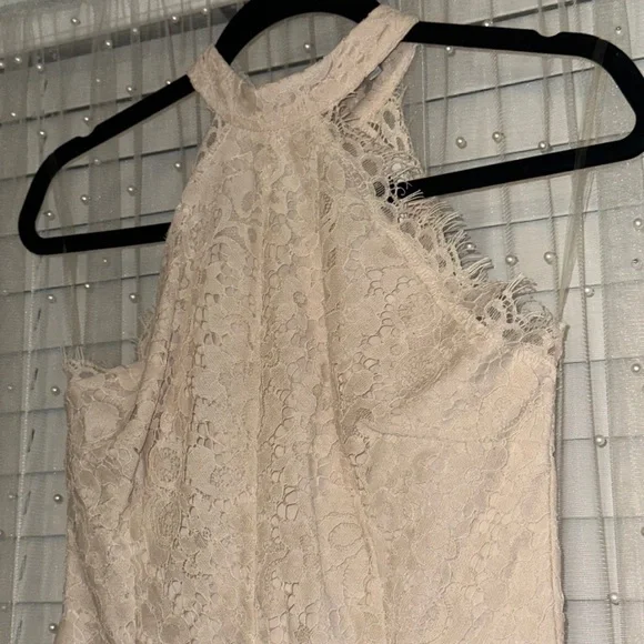 Lace Halter Romper - Picture 2 of 5